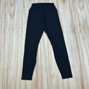 Greyson Leggings Sz Small Black Solid High Rise Yoga Walking Athletic
